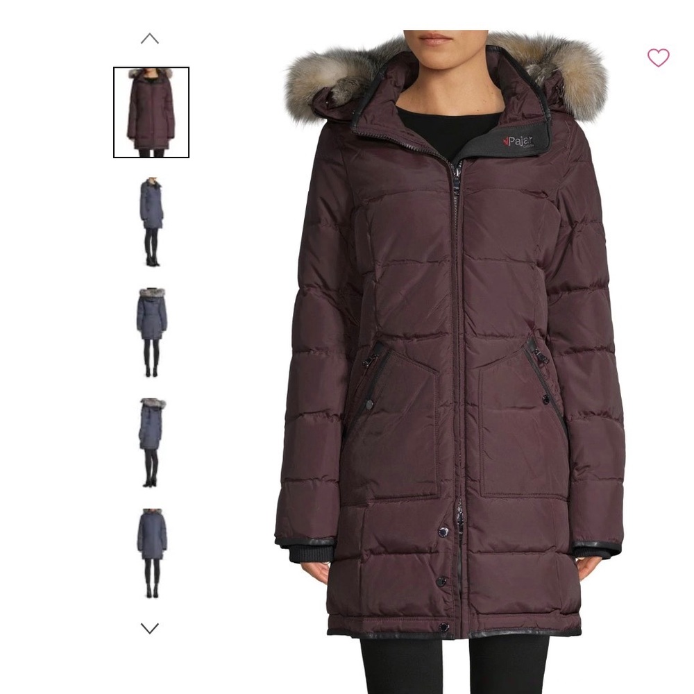 Pajar Downhill Parka in Oxblood